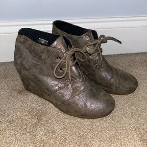 Toms Wedge Heel Bootie